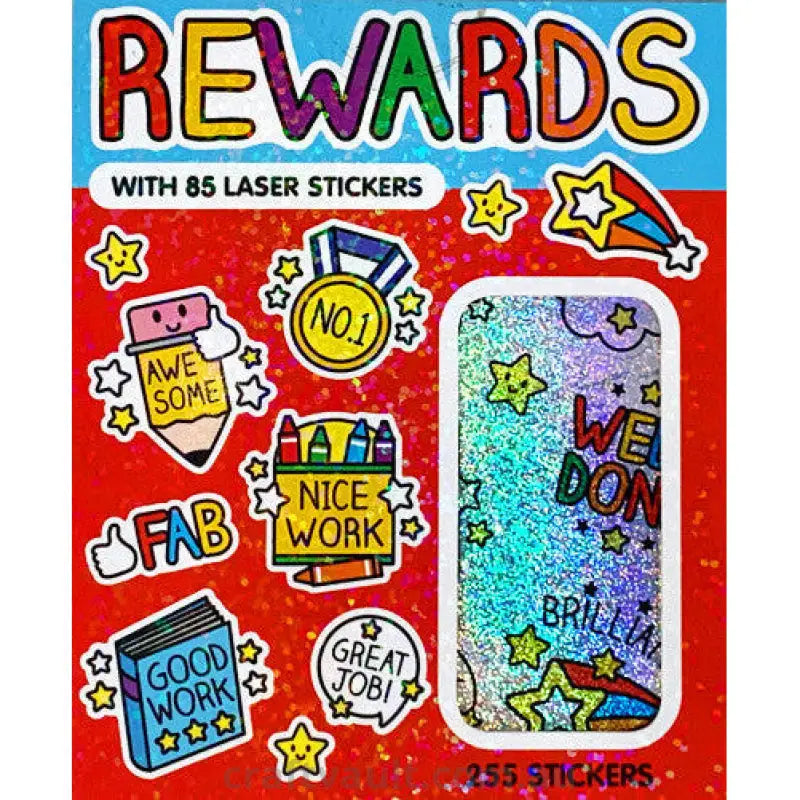Sticker Books Rewards 170 Stickers &  85 Laser Stickers