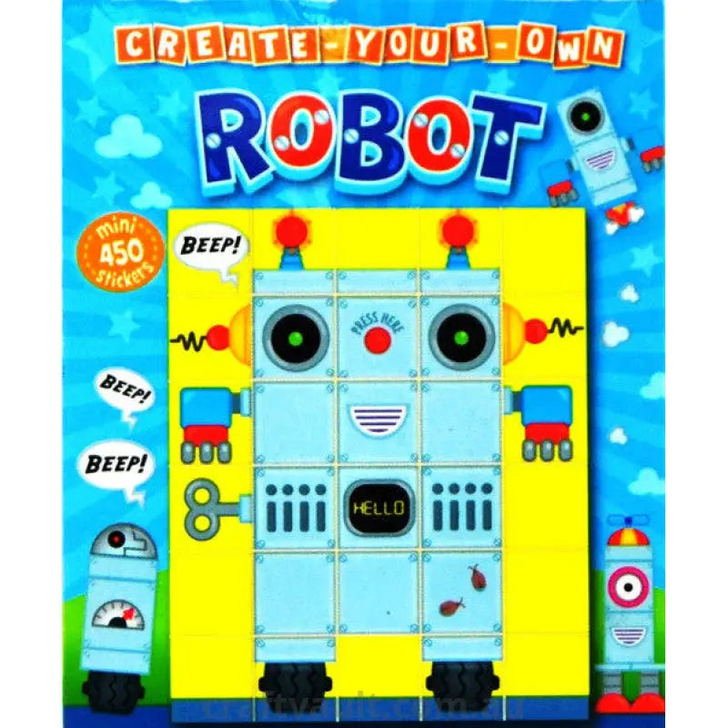 Sticker Books Robot 450 Mini Stickers