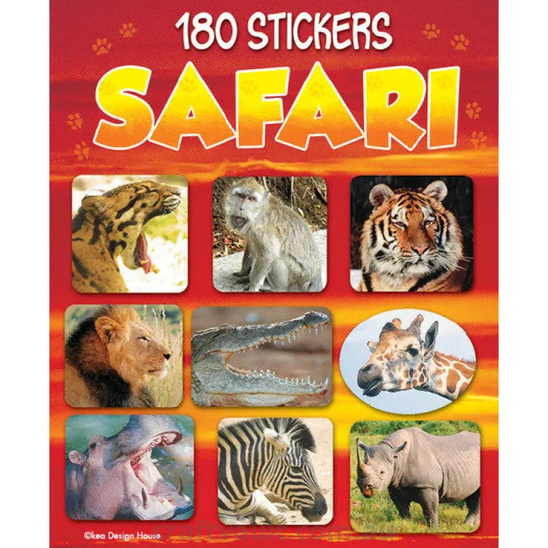 Sticker Books Safari 180 Stickers