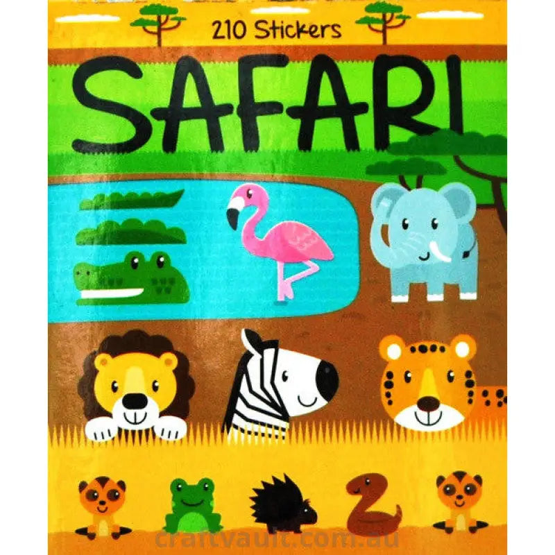 Sticker Books Safari 210 Stickers