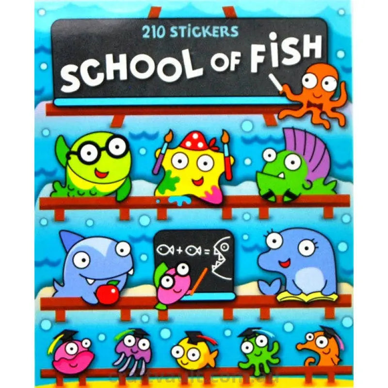 Sticker Books School of Fish 210 Stickers