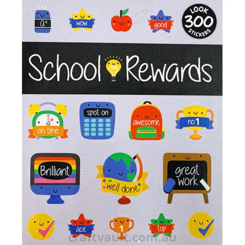 Sticker Books School Rewards 300 Stickers