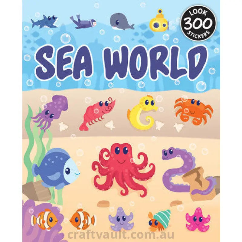 Sticker Books Sea World 300 Stickers