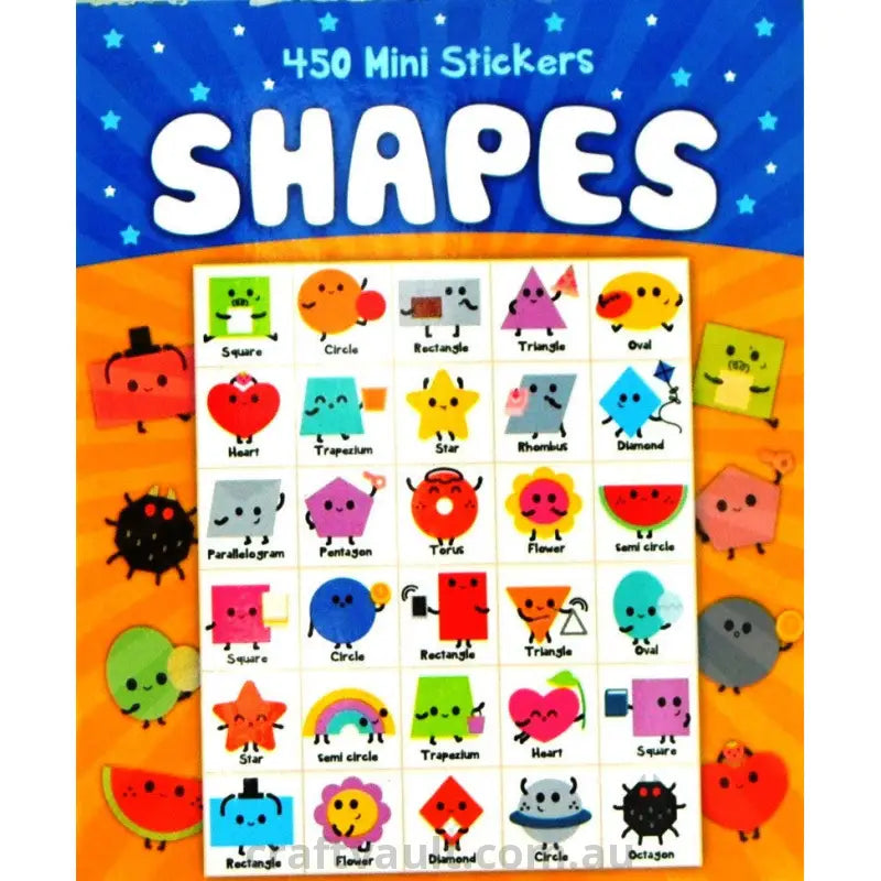 Sticker Books Shapes 450 Stickers