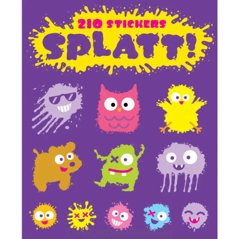 Sticker Books Splatt 210 Stickers – Craft Vault