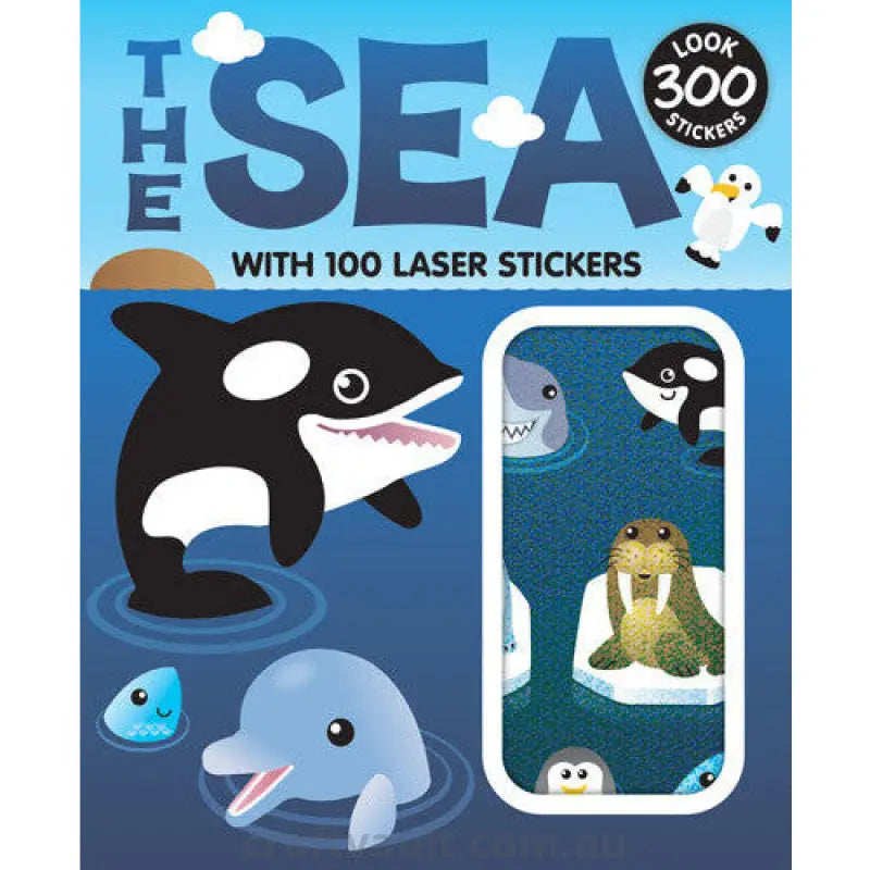 Sticker Books The Sea 200 Stickers & 100 Laser Stickers