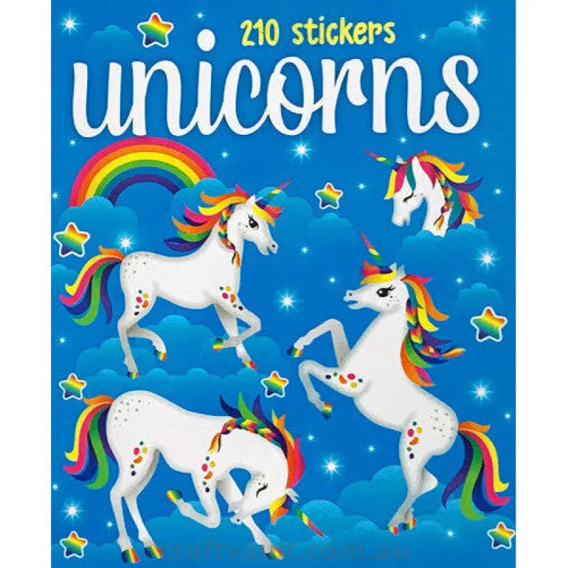 Sticker Books Unicorn 210 Stickers