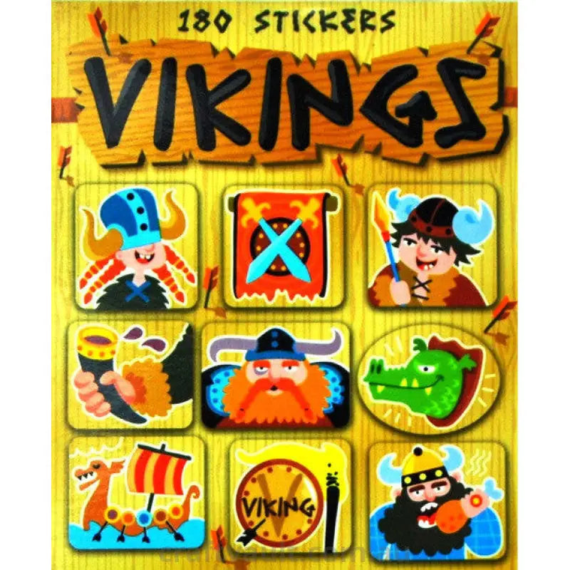 Sticker Books Vikings 180 Stickers