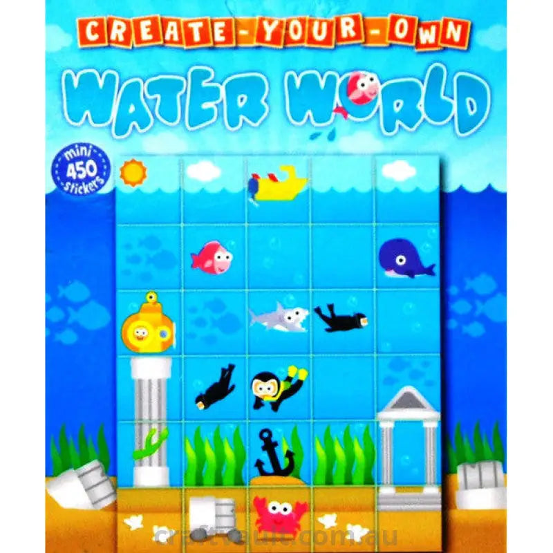 Sticker Books Water World 450 Stickers