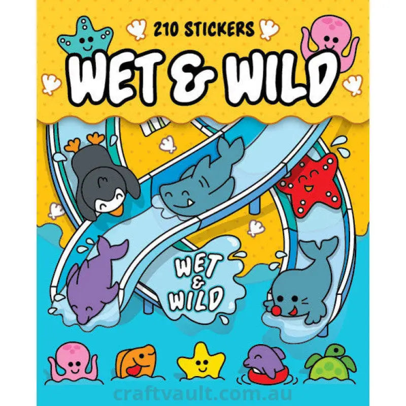 Sticker Books Wet & Wild 210 Stickers