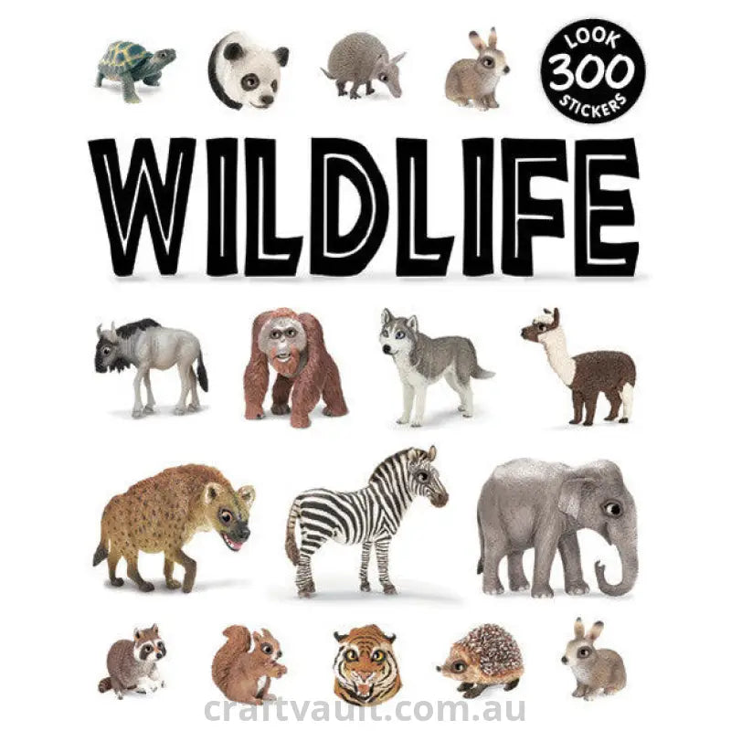 Sticker Books Wildlife 300 Stickers