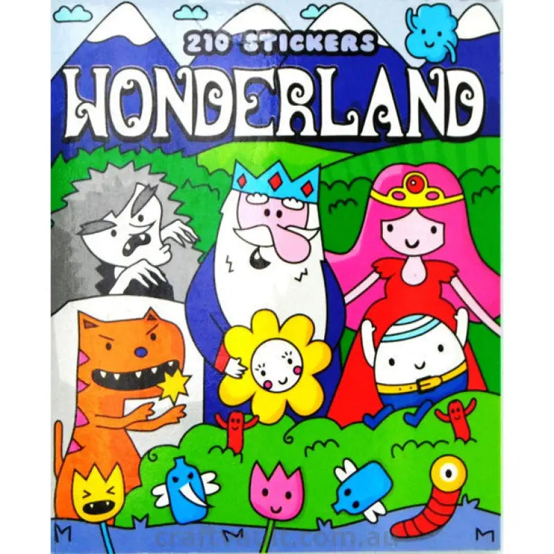 Sticker Books Wonderland 210 Stickers
