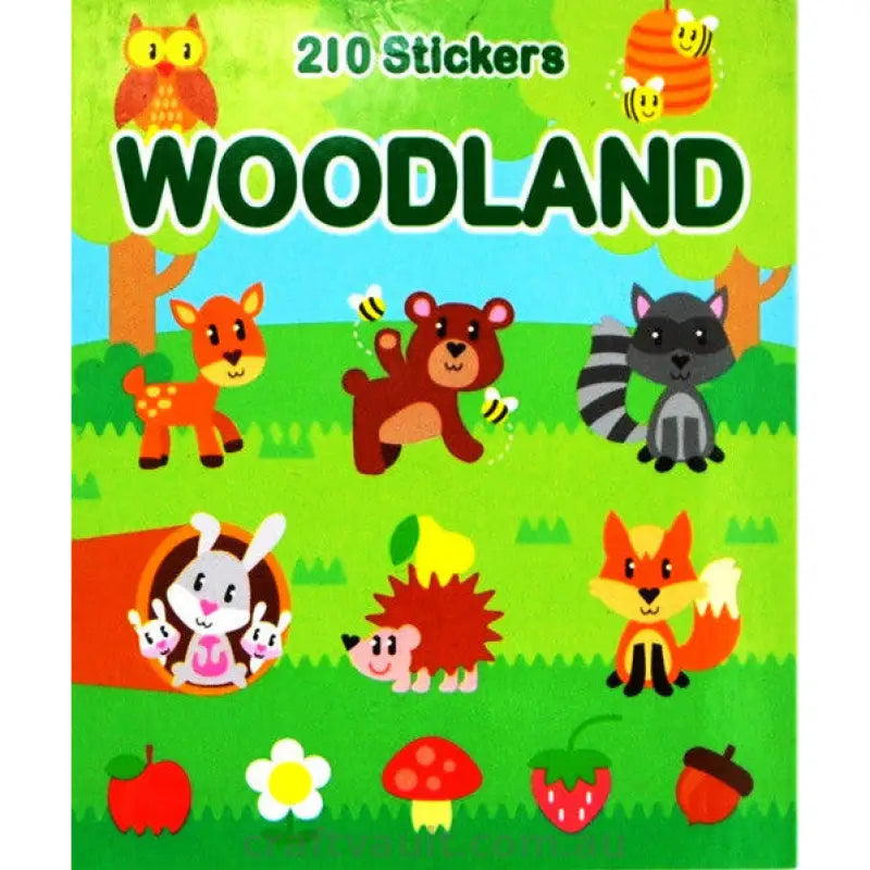 Sticker Books Woodland 210 Stickers