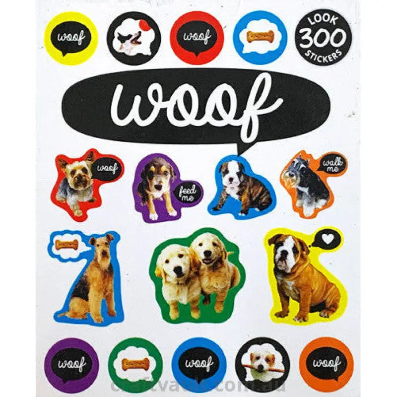 Sticker Books Woof 300 Stickers