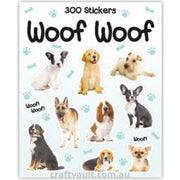 Sticker Books Woof Woof / Cute Dogs 300 Stickers