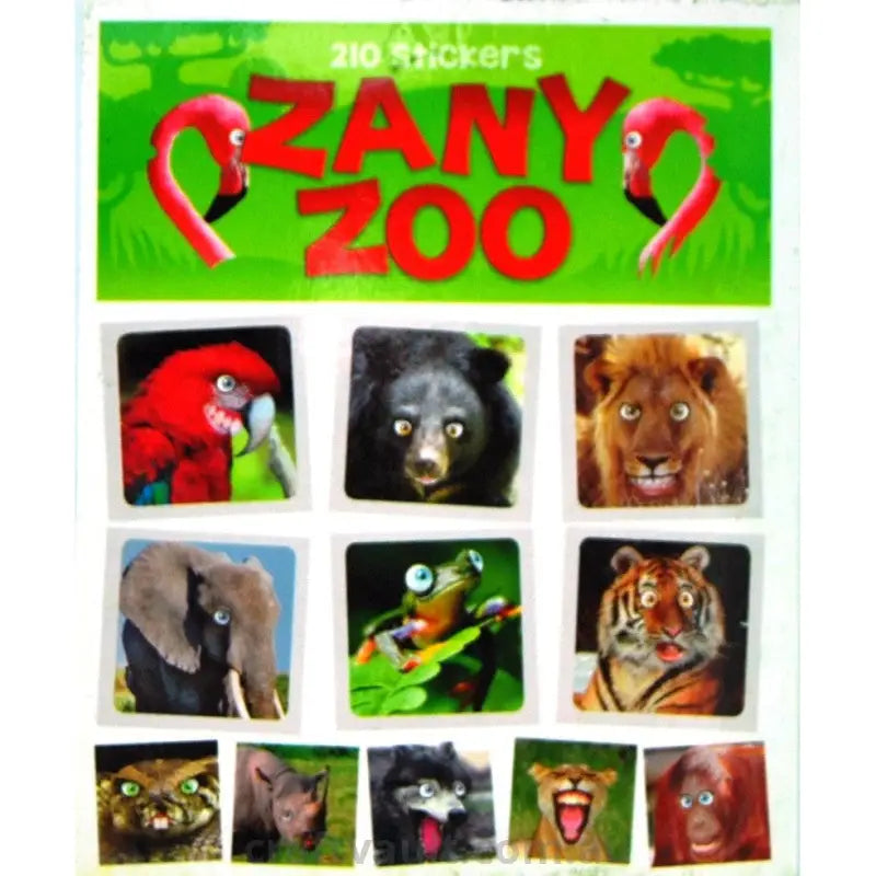 Sticker Books Zany Zoo 210 Stickers