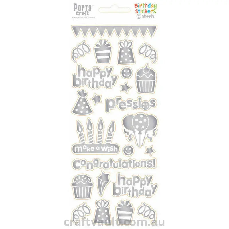 Sticker Sheets #003 Birthday