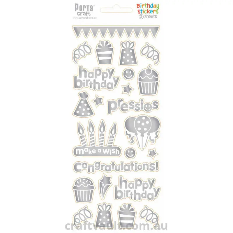 Sticker Sheets #003 Birthday
