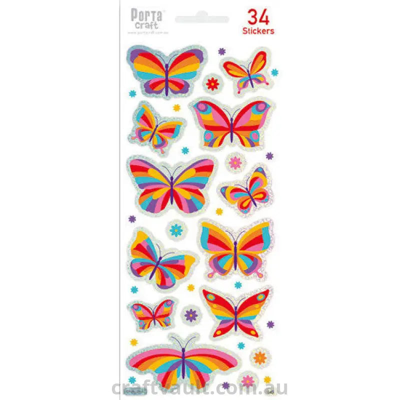 Sticker Sheets #004 Butterfly
