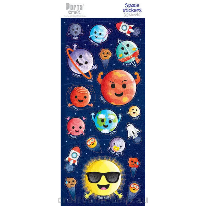 Sticker Sheets #018 Space