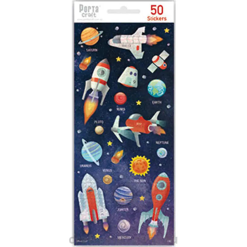 Sticker Sheets #018 Space
