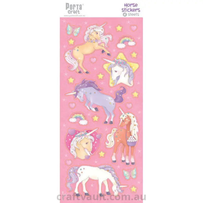 Sticker Sheets #019 Horse
