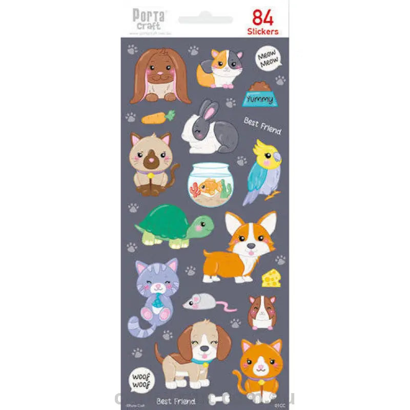 Sticker Sheets #01CC Animals