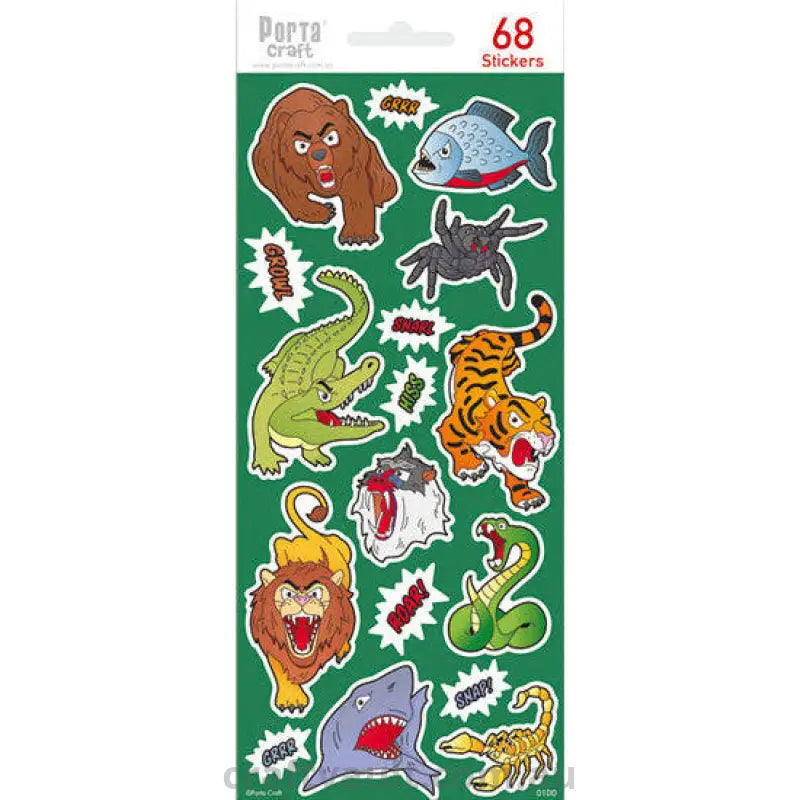 Sticker Sheets #01DD Animals