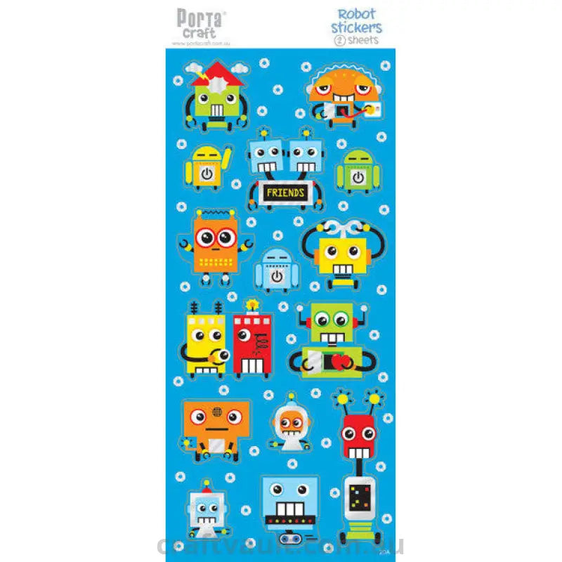Sticker Sheets #020 Robot