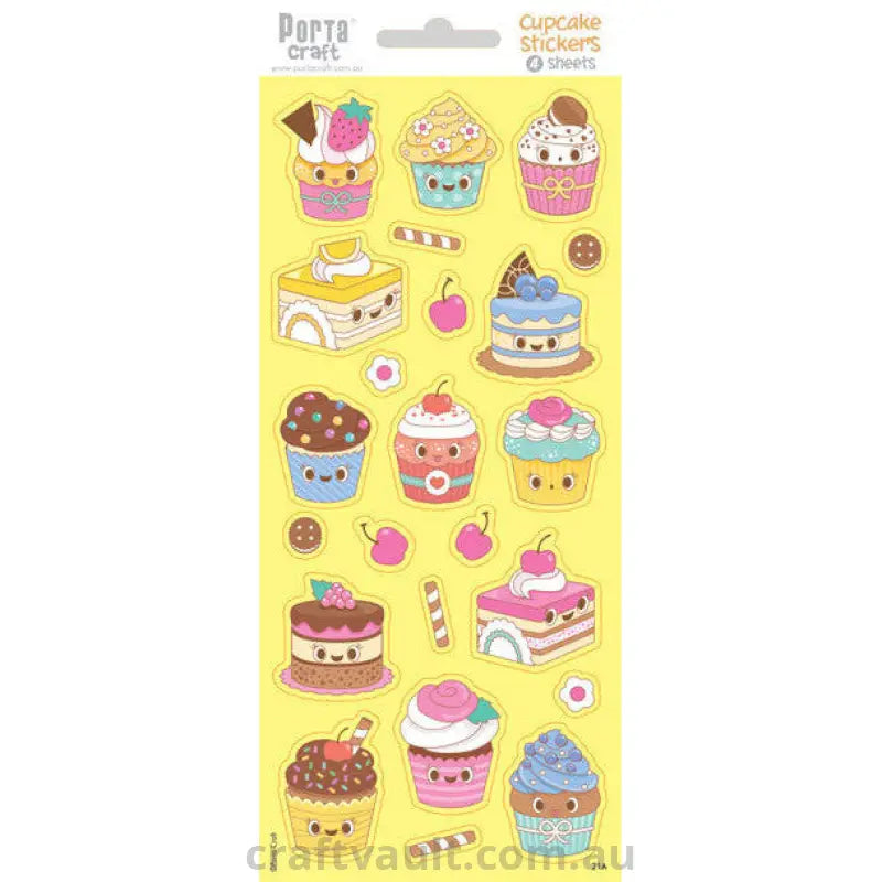 Sticker Sheets #021 Cupcake