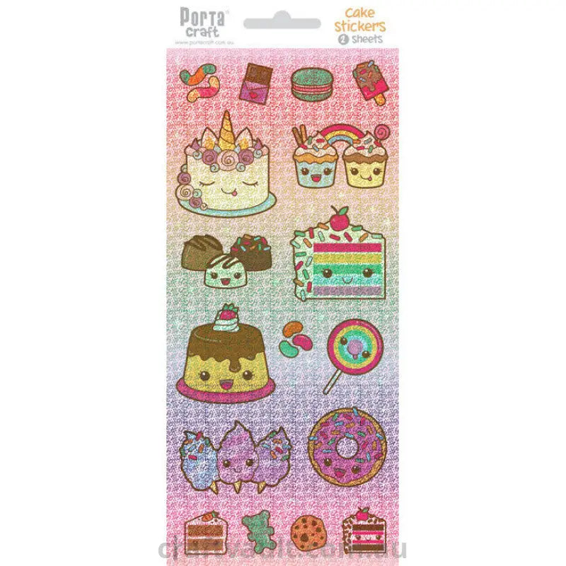 Sticker Sheets #021 Cupcake