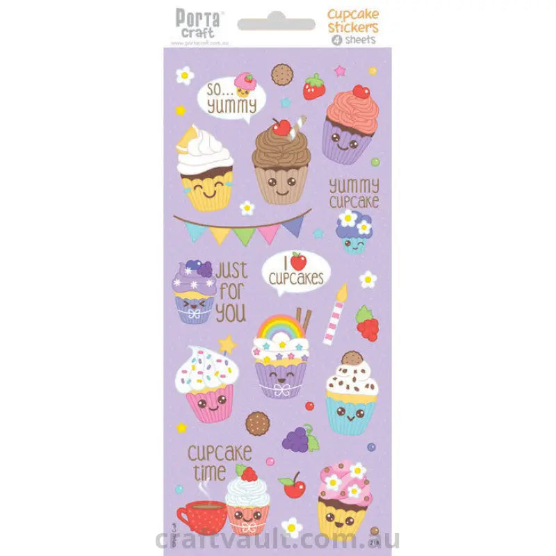 Sticker Sheets #021 Cupcake