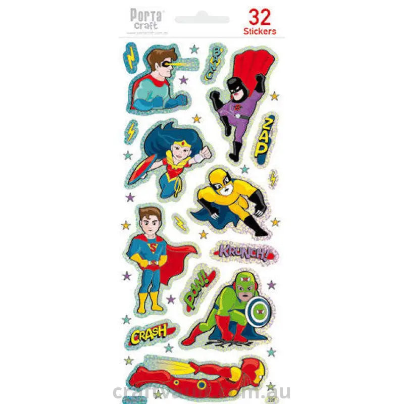 Sticker Sheets #022 Super Hero