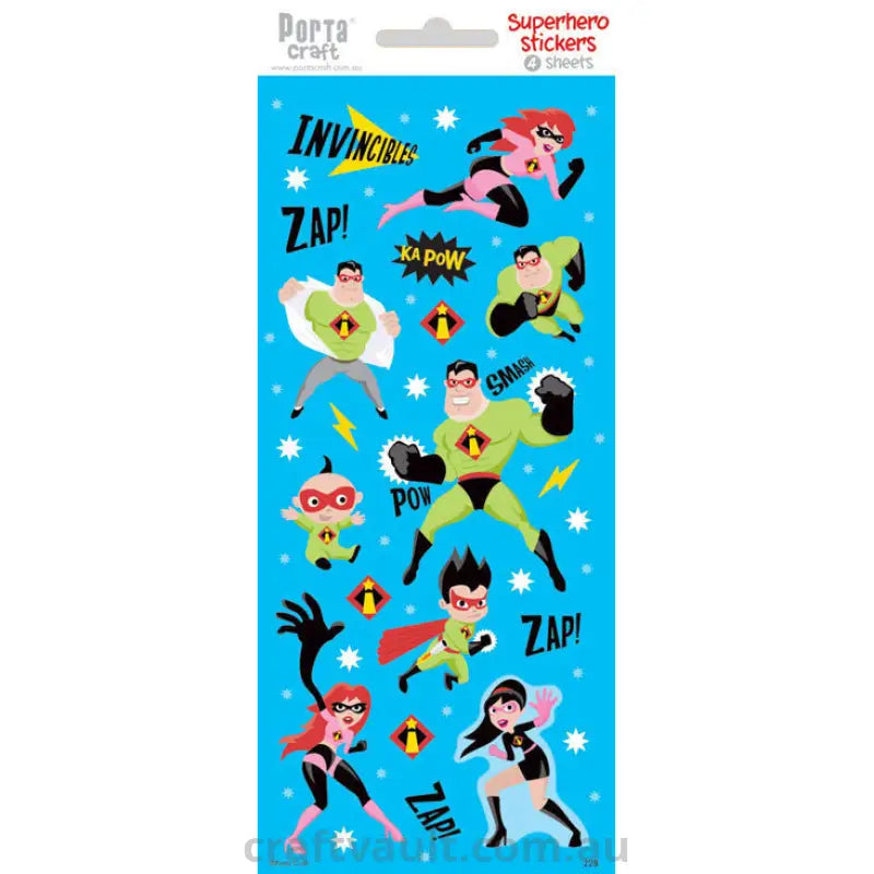 Sticker Sheets #022 Super Hero