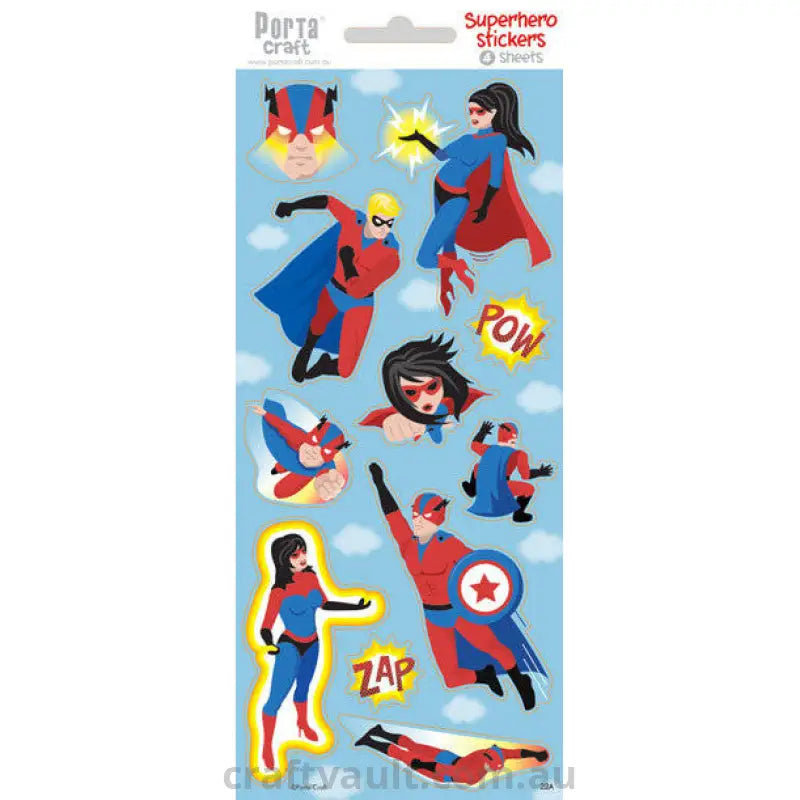 Sticker Sheets #022 Super Hero