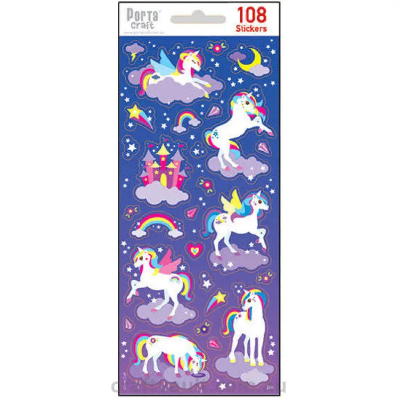 Sticker Sheets #025 Unicorn