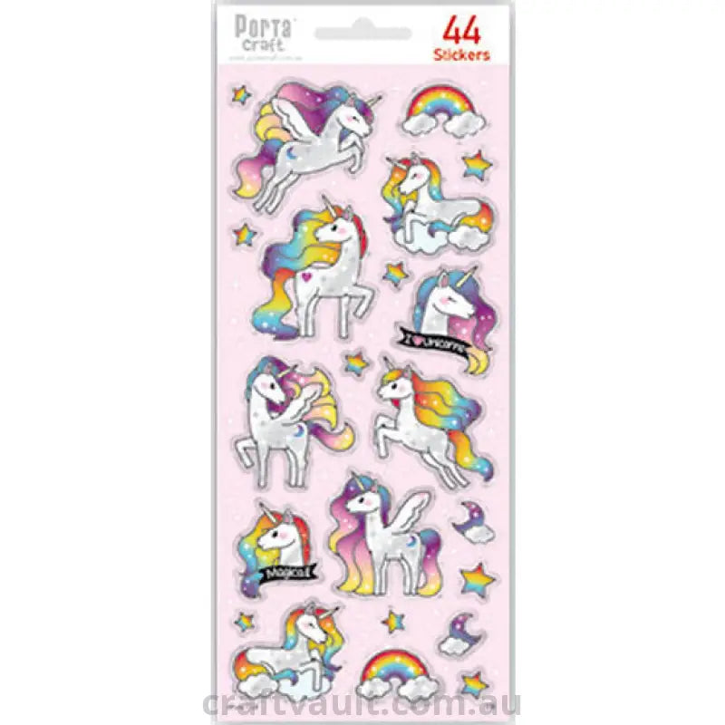 Sticker Sheets #025 Unicorn