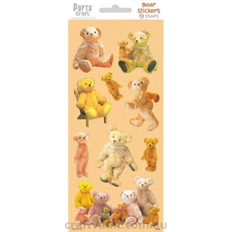 Sticker Sheets #027 Bears