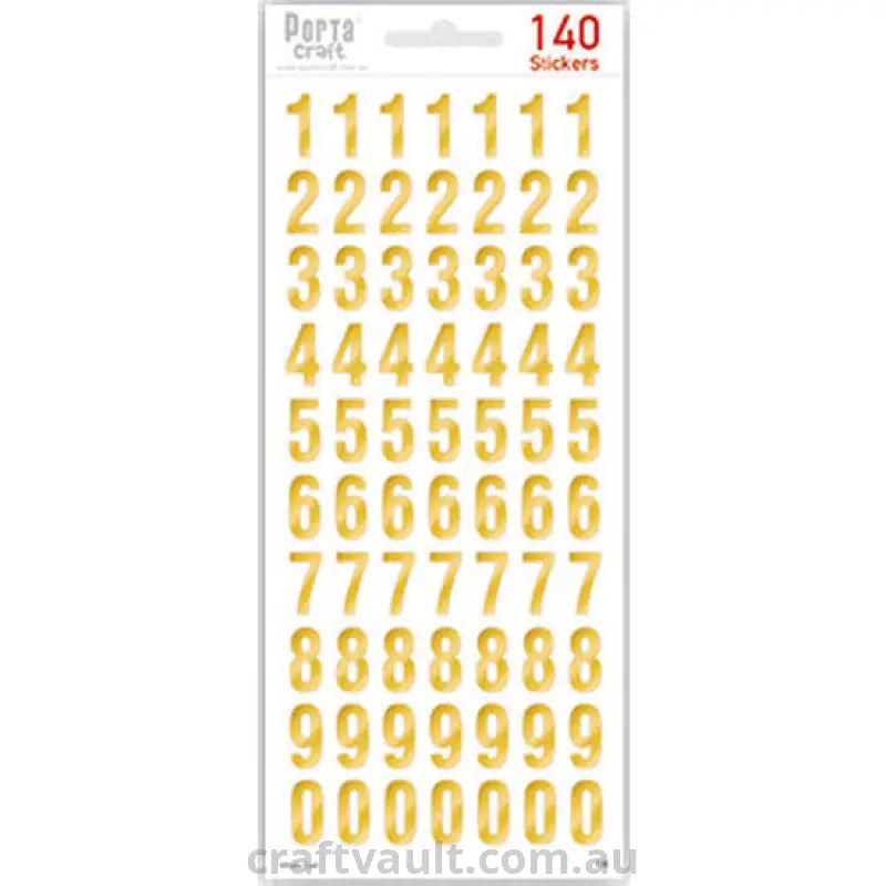 Sticker Sheets #033 Numeric – Craft Vault