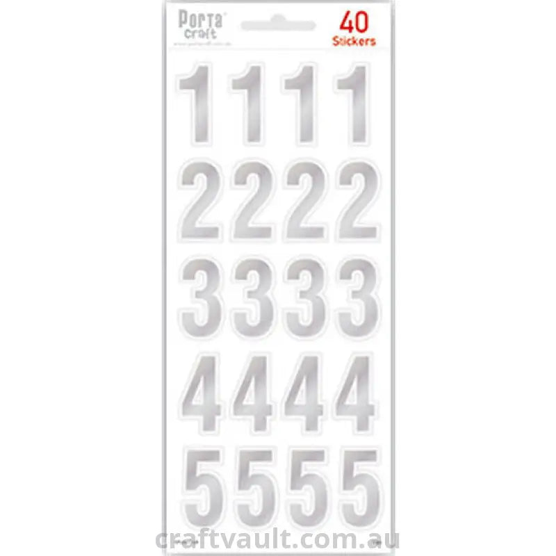 Sticker Sheets #033 Numeric