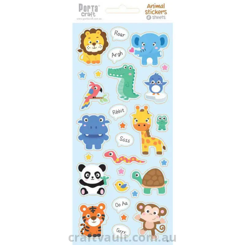 Sticker Sheets #1 Animals