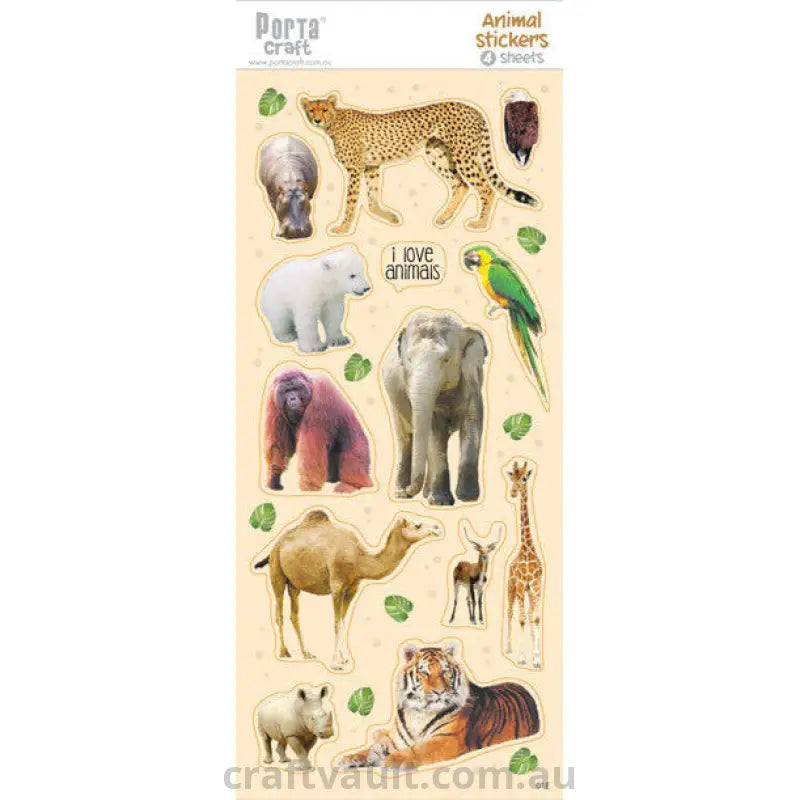 Sticker Sheets #1 Animals
