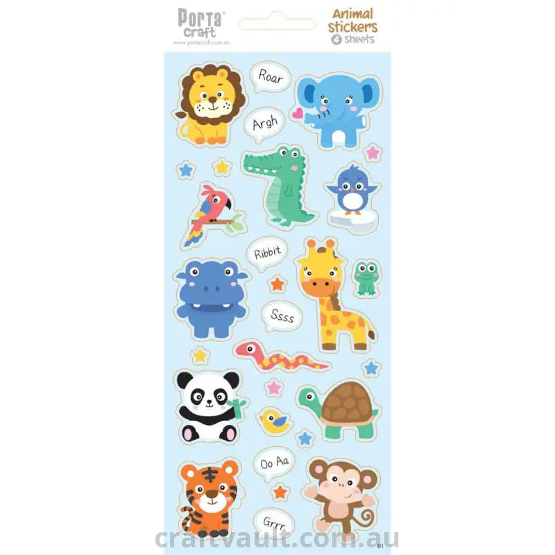 Sticker Sheets #1 Animals