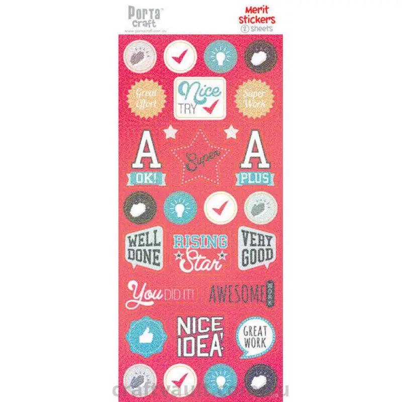 Sticker Sheets #11 Merit