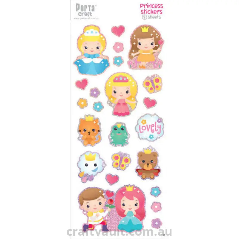 Sticker Sheets #12 Princess