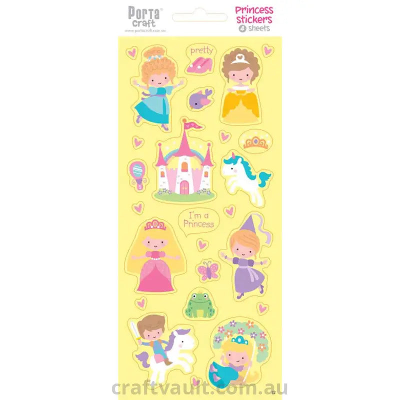Sticker Sheets #12 Princess