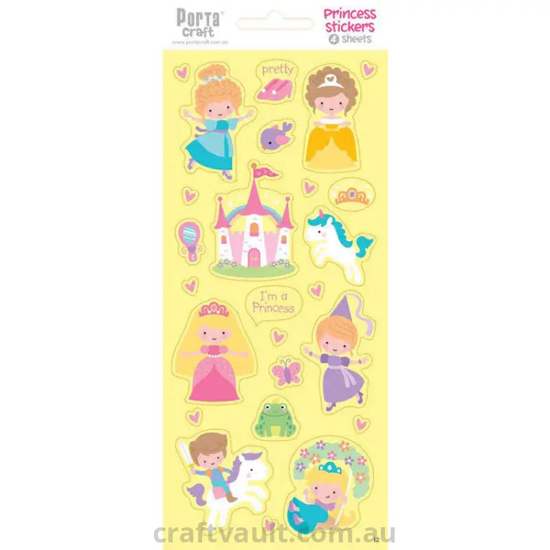 Sticker Sheets #12 Princess