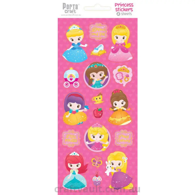 Sticker Sheets #12 Princess