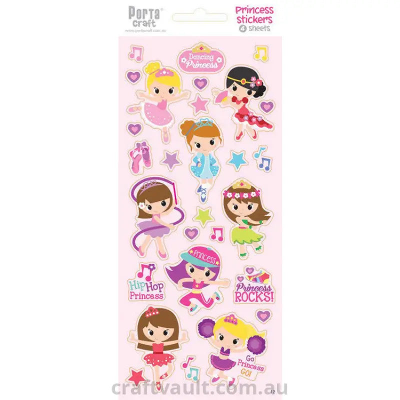 Sticker Sheets #12 Princess