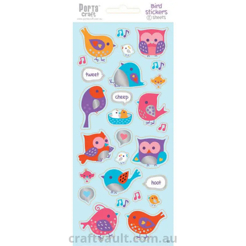 Sticker Sheets #2 Birds